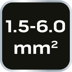 Kliešte na krimpovanie koncoviek 1.5-6 mm2 (23-13 AWG), 140 mm 01-533