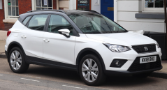 Loketní opěrka Seat Arona 2018- Armster 2, černá, eko-kůže