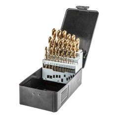 HSS-TiN fém fúrókészlet 1,0 - 13,0 mm, 25 db 57H200