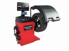 Echilibrator de roți pentru autoturisme cu frână, monitor LCD și sonar 3D VB 470S