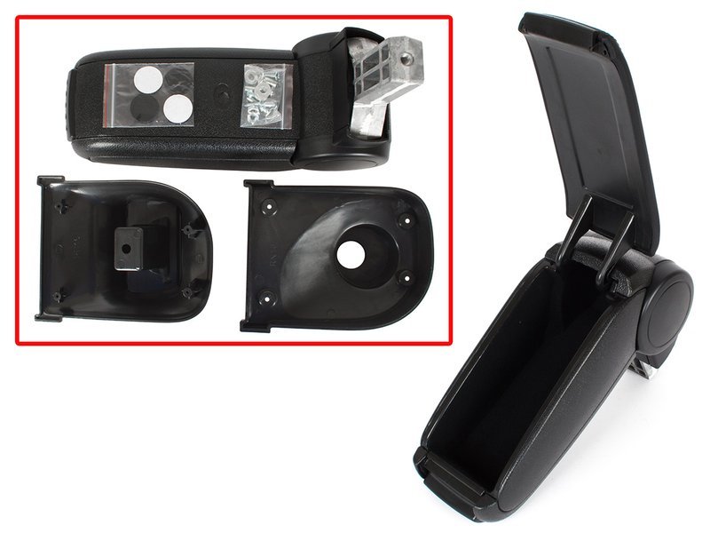 Armlehne Renault CLIO 4, schwarz, Kunstleder