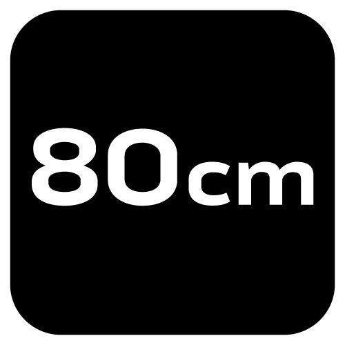 Aluminijska libela S 400, 3 bočice, 2 ručke, 80 cm 71-143