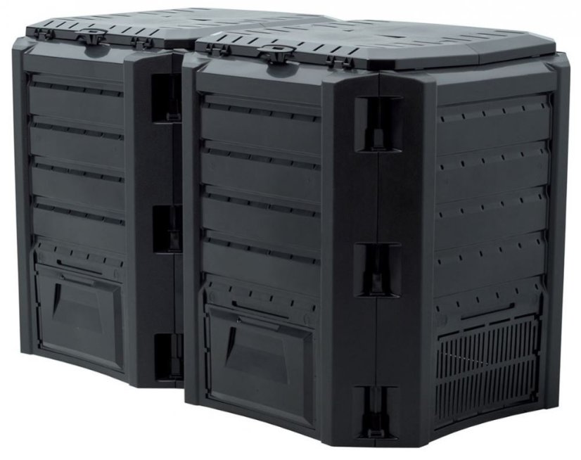 Komposter 800L Schwarz MODULE COMPOGREEN
