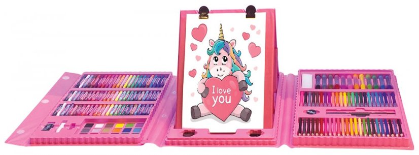 Ružová sada na maľovanie pre deti 176ks KID ART
