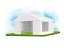Cort de petrecere 3x3 2m Comfort PE 240g cu plasă împotriva insectelor Summer