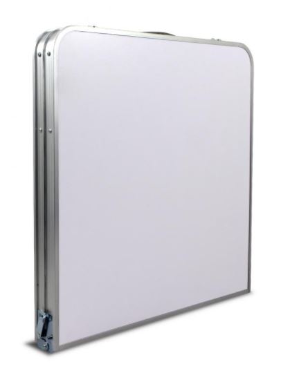 Masă de camping 120x60x70 cm ?i 4 scaune White