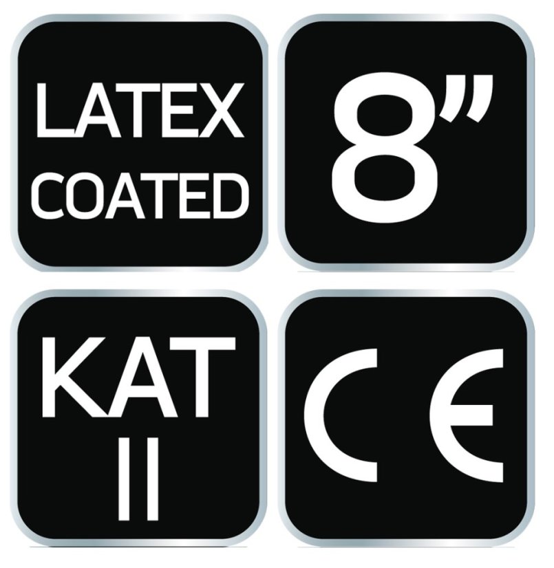 Arbeitshandschuhe, latexbeschichtetes Polyester (krincle), 3131X, Größe 8 97-641-8