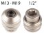 Adapter csapokhoz, 1/2" DR M13-M19 12-907 12-907