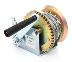 Lanový navijak s kľukou 545 kg 1200lbs, lano 10m TA405