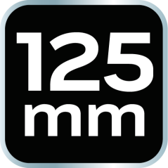 Lopatka iz nerjavečega jekla, 125 mm 50-357