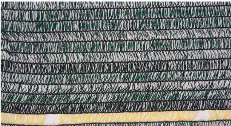 Árnyékoló háló zöld 3x75m 60% árnyék