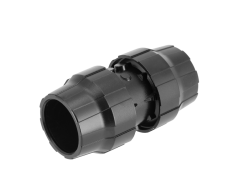 Direktna cijevna spojnica fi 25 mm aluminij 9ppsun25