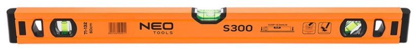 Aluminijska libela S 300, 3 razine, 60 cm 71-132