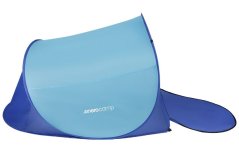 Самостоятелна сгъваема плажна палатка 200x120x110/90cm морско синьо