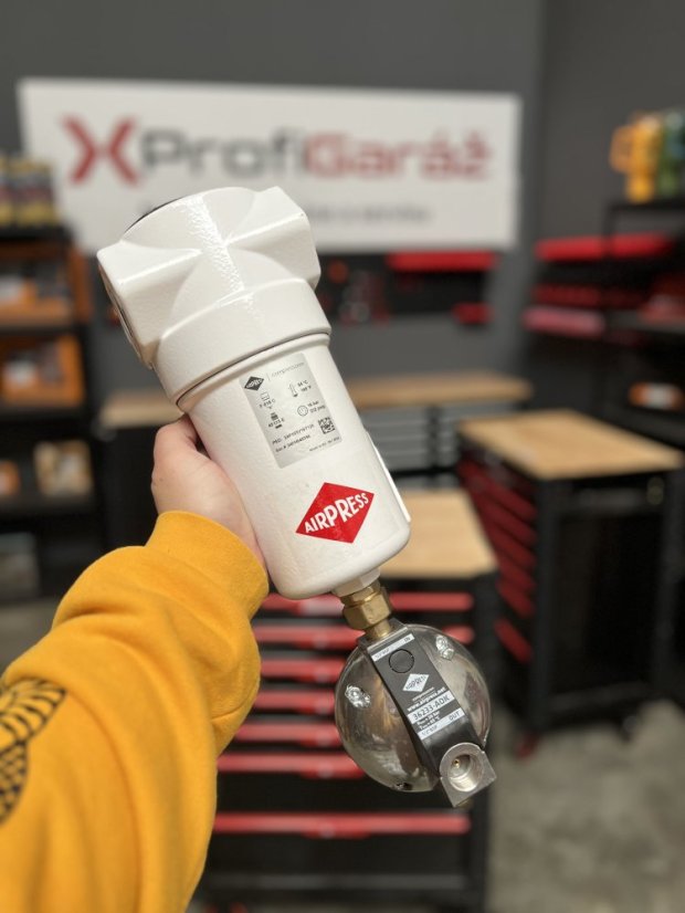 Ciklonos leválasztó 1" 6085 l/min 16 bar