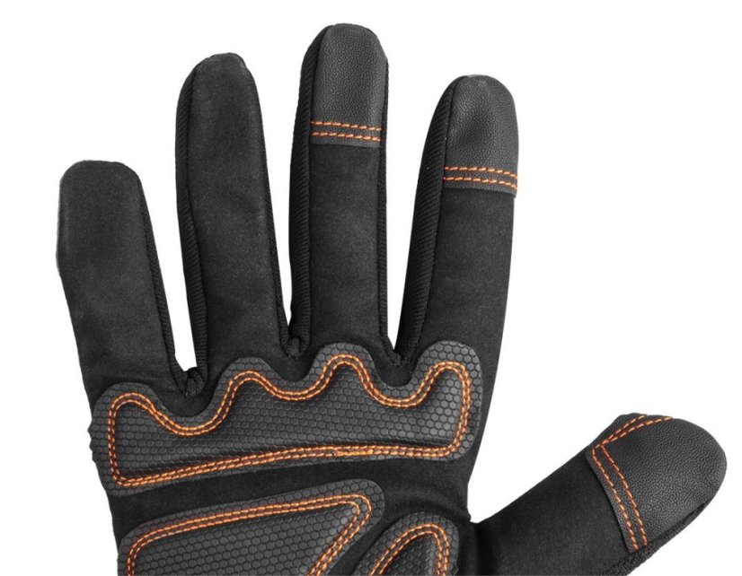 Arbeitshandschuhe mit Magnet, fingerlos, Größe. 10" GD013