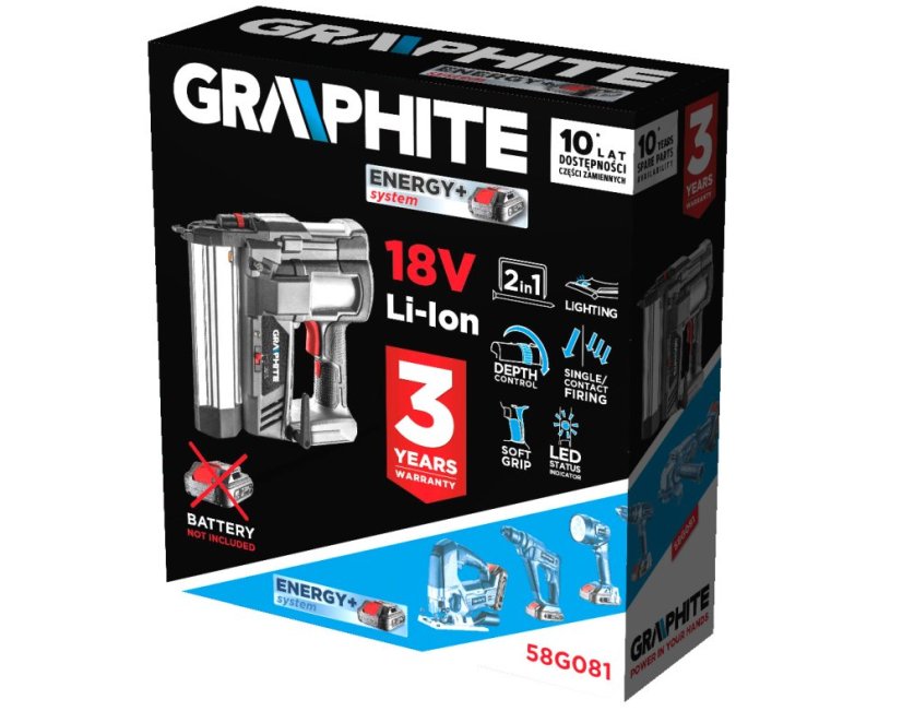 Akku-Heftgerät Energy+ 18V, Li-Ion, ohne Akku 58G081