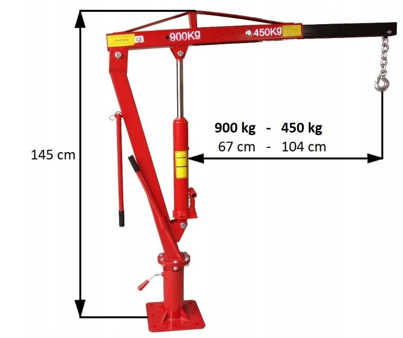 Zvedák HDS 900 kg