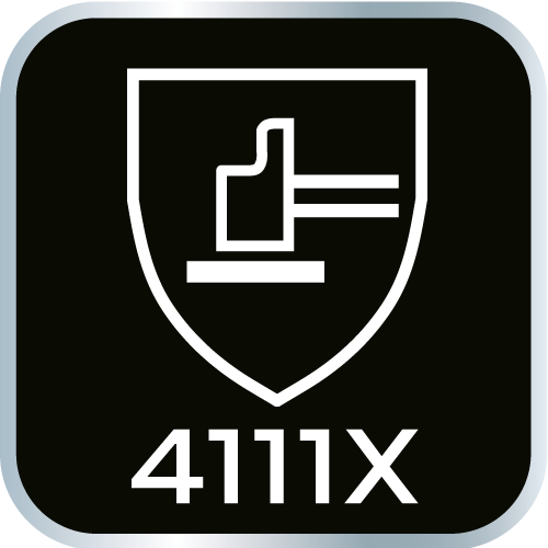 Arbeitshandschuhe, Baumwolle, teilweise nitrilbeschichtet, 4111X, Größe 10 97-631-10