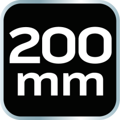 Lopatica od nehrđajućeg čelika, 200 mm 50-359