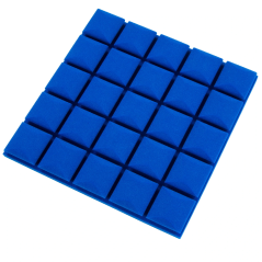 Akustična plošča - kocka 50x50x5cm modra