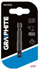Adaptor de la 1/4" HEX la 1/4" QUADRAT 56H555