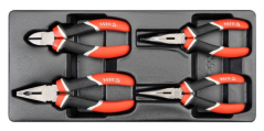 Werkzeugkastenfüller - Zange 4tlg. YT-5534