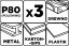 Brusne trake 75 x 533 mm, P80, 3 kom. 58T368