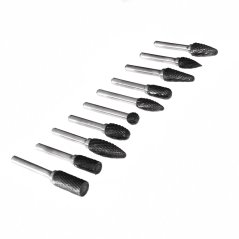 Rezkalne freze, rotacijske pilke za kov, s upinacnim trnom 6 mm, 10 kos. TA4045