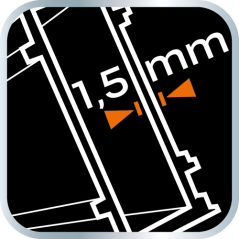 Aluminium-Wasserwaage 80 cm, 2 Wasserwaagen 71-063