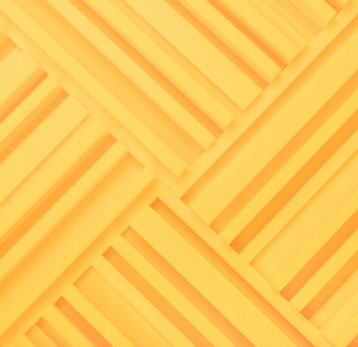 Akustický panel Equalizer 50x50cm, tloušťka 7cm, žlutý