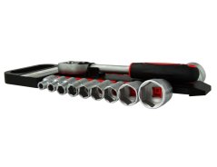 Gola dugókulcs készlet 8-32mm 1/2'' 19db Cr-V K00107