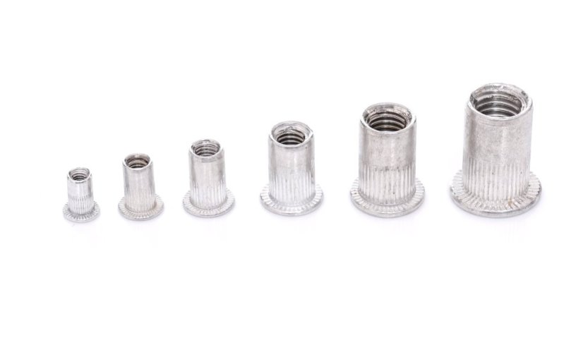 Aluminium-Blindnietmuttern M3 M4 M5 M6 M8 M10 150 Stück TA4095