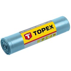 Vreče za odpadke za težka bremena, 80 l, modre, 5 kosov, super močne, 100 mikronov 23B257