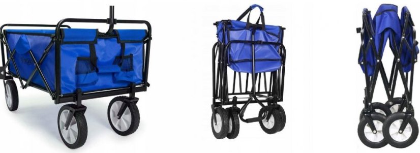 Vozík na kolečkách 145l do 90kg zelený