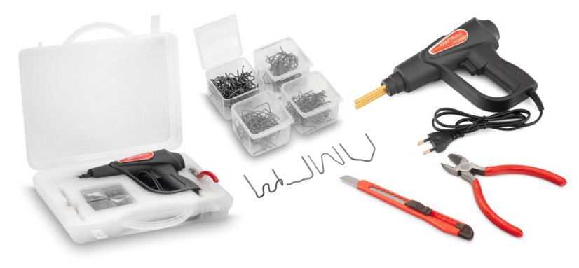 Aparat de sudură plastic + cleme 120W KD865