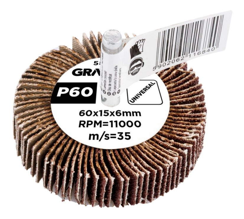 Laminált lemez 60 x 15 x 6 mm, P60 58T388