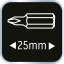Phillips bit PH2 x 25 mm 06-040