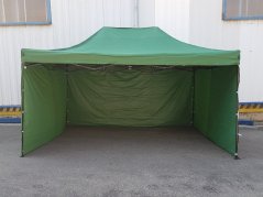 Nožnicový stan 3x4,5 zelený SQ