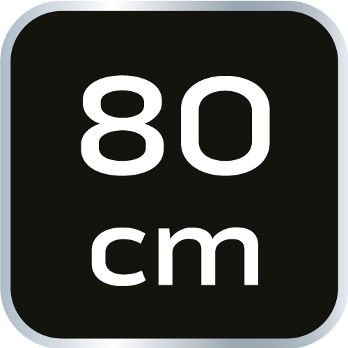 Aluminium-Wasserwaage mit Griff, 3 Wasserwaagen, Magnet, gefräste Messfläche, 80 cm 71-113