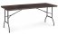 Catering készlet asztal + 2 pad 180cm Wooden Brown