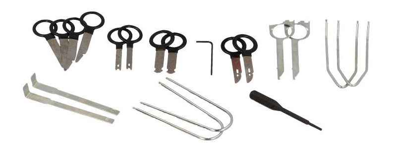 Autórádió ki és beszerelő készlet 18db NE00239