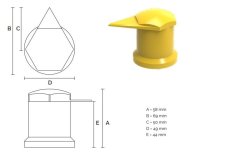 Indikátor matic kol a prachovka DUSTITE LR 32 mm