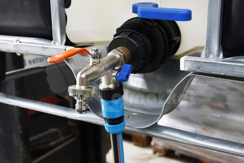 Robinet mecanic pentru rezervor IBC pentru container 1000l 61 mm PKR3 / 4 "cu cuplare rapidă