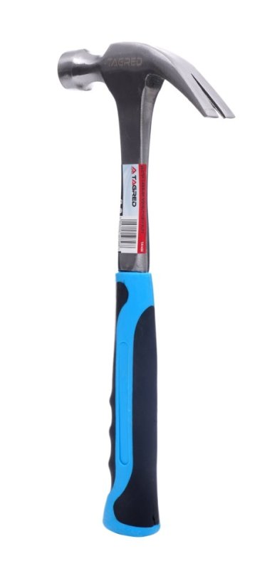 Geschmiedeter Zimmermannshammer, massiv – monolithisch, 450 g, TA1430