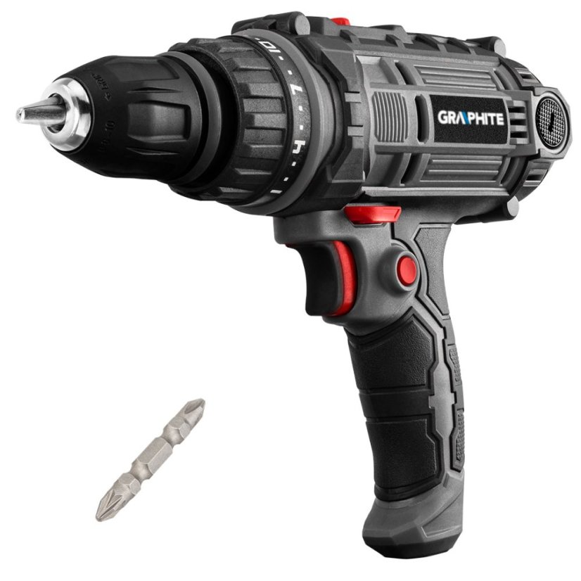 Mașină de găurit/înșurubat 300 W, mandrină detașabilă 10 mm, 58G793