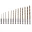 Titanbohrer, doppelt geschliffen HSS 1,5–6,5 mm, 13 Stück BIT HEX 1/4'' TA1115