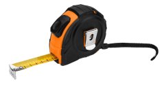 Gördülő acél mérőszalag 3 m x 16 mm, automata reteszelés, két stop gomb 67-221