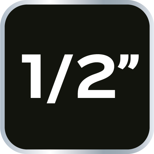 12 pontos, 1/2", 24 mm-es csupasz dugaszolóaljzat 08-082