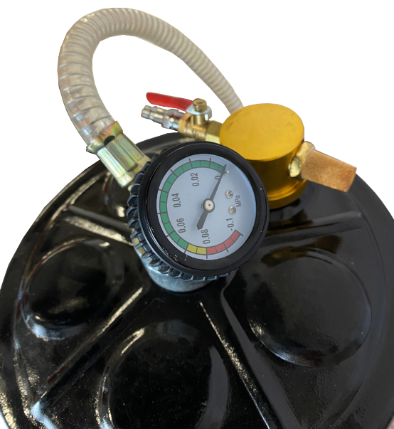 Ölablass mit 80L Tank mit Trichter